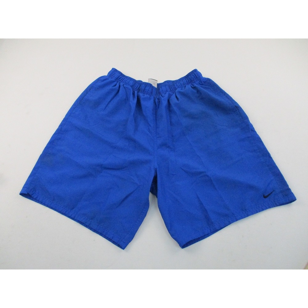 Nike Shorts Mens XL Blue Relaxed Fit Athletic Swoosh Mesh Lined Utility